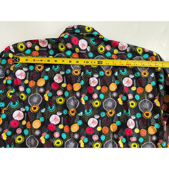 Jared Lang Men's Trim Fit Multicolor Button-Up Shirt AH-T-744 Size 2XL - Picture 12 of 12